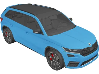 Skoda Kodiaq RS (2020) 3D Model