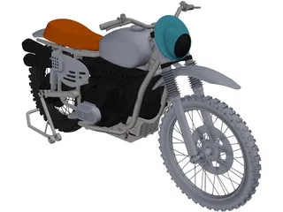 Ural Enduro 3D Model