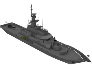 HMS Clyde (P257) 3D Model