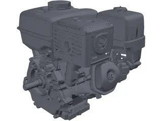 Honda GX270 Engine 3D Model