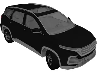 Chevrolet Captiva Premium (2021) 3D Model