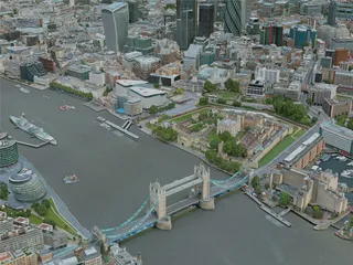 London City, UK (2020) 3D Model