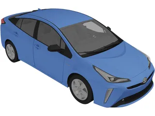 Toyota Prius TE (2019) 3D Model