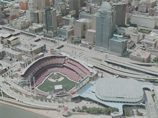 Cincinnati City, USA (2020) 3D Model