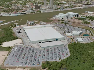 Mobile City, AL, USA (2020) 3D Model