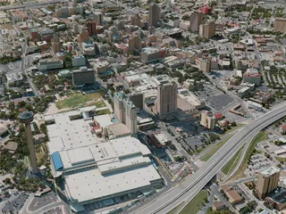 San Antonio City, USA (2020) 3D Model