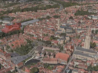 Bruges City, Belgium (2020) 3D Model