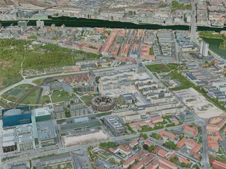 Copenhagen City, Denmark (2020) 3D Model