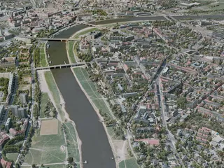 Dresden City, Germany (2020) 3D Model