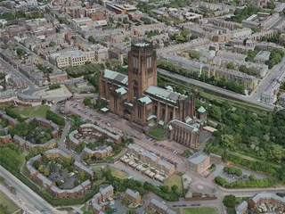 Liverpool City, UK (2020) 3D Model