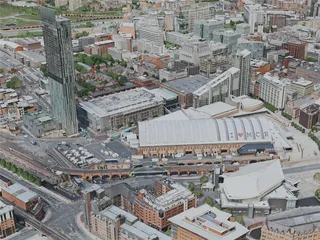 Manchester City, UK (2020) 3D Model