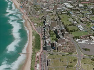 Durban City, South Africa (2020) 3D Model