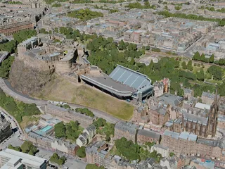 Edinburgh City, UK (2020) 3D Model