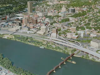 Albany City, USA (2020) 3D Model