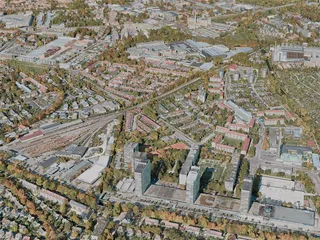 Augsburg City, Germany (2020) 3D Model