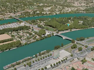 Avignon City, France (2020) 3D Model