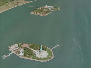 New York City, Governors Island, USA (2020) 3D Model