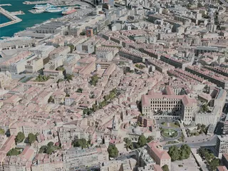 Marseille City, France (2020) 3D Model
