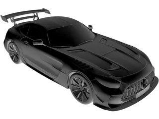 Mercedes-AMG GT Black (2021) 3D Model