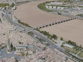 Bordeaux City, France (2020) 3D Model