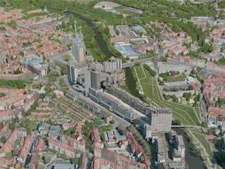 Hanover City, Germany (2020) 3D Model