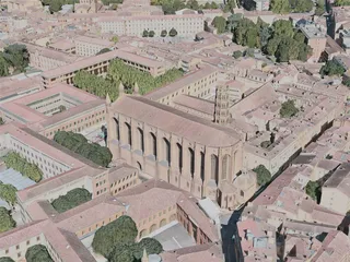 Toulouse City, France (2020) 3D Model