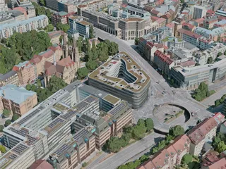 Stuttgart City, Germany (2020) 3D Model