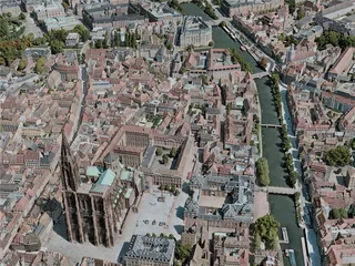 Strasbourg City, France (2020) 3D Model