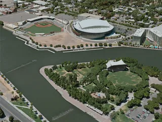 Stockton City, USA (2020) 3D Model