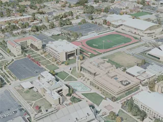 Springfield City, MO, USA (2020) 3D Model