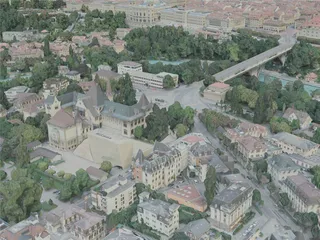 Bern City, Switzerland (2020) 3D Model