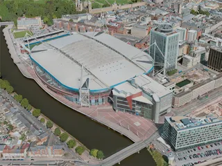 Cardiff City, UK (2020) 3D Model