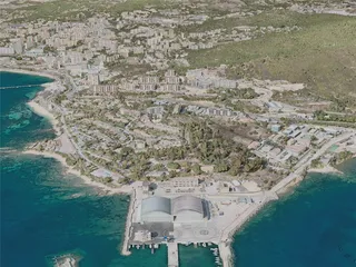 Ajaccio City, France (2020) 3D Model