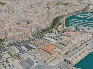 Alicante City, Spain (2020) 3D Model