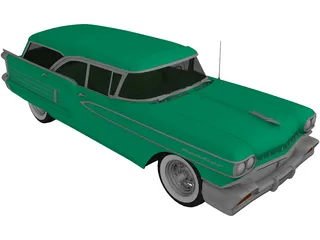 Oldsmobile 88 Fiesta Wagon (1958) 3D Model