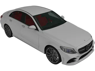 Mercedes-Benz C-Class (2018) 3D Model