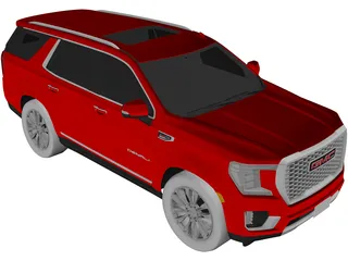 GMC Yukon Denali (2021) 3D Model