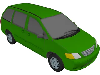 Mazda MPV (2000) 3D Model