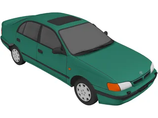 Toyota Carina E (1996) 3D Model