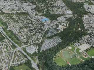 Coquitlam City, Canada (2020) 3D Model