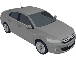 Citroen C-Elysee (2013) 3D Model