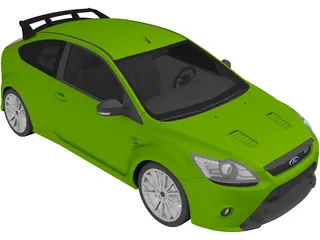 Ford Focus RS (2009) 3D Model