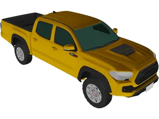 Toyota Tacoma Double Cab  (2017) 3D Model