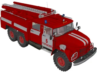ZIL 131 AC40 (1970) 3D Model