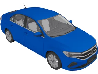 Volkswagen Polo (2020) 3D Model