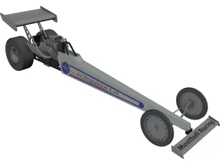 Dragster 3D Model