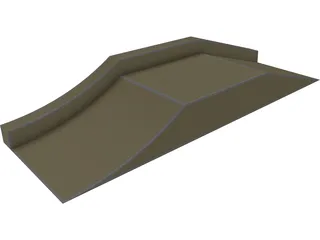 Ramp for Skeating 3D Model