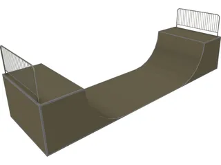 Ramp for Skeating 3D Model