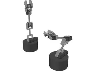 Lynxmotion SES Robot Arm 3D Model