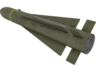 AGM-65K Maverick Missile 3D Model